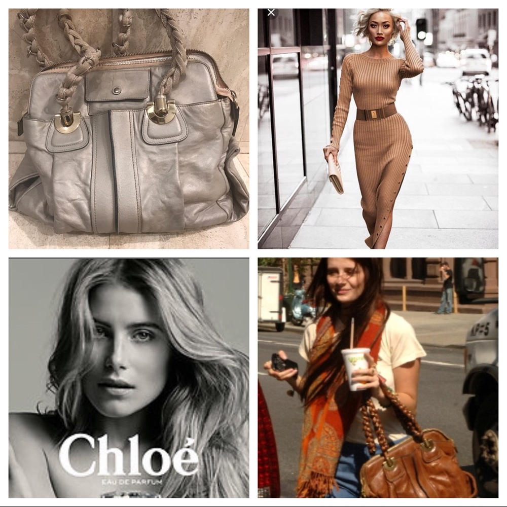 Black Friday Deal!❤️👜 Auth Chloe Heloise  - Nude